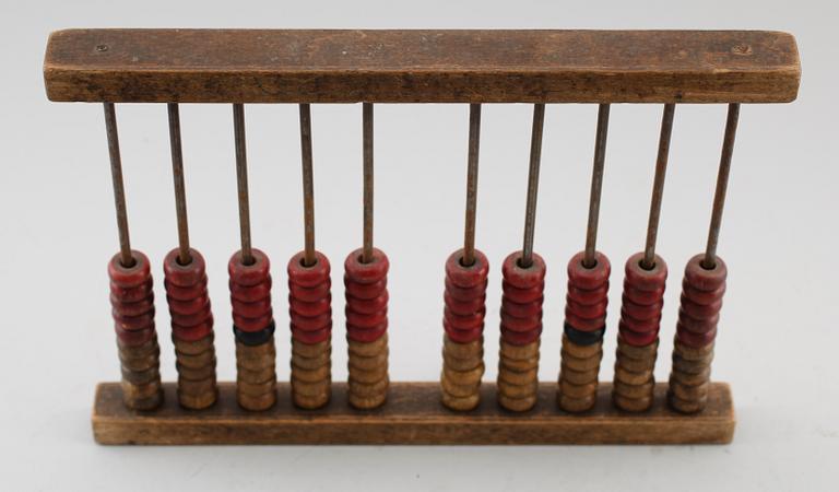 ABAKUS, trä, 1800-tal.