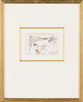 Olli Lyytikäinen, ink, signed and dated 1985.