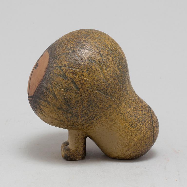 LISA LARSON, figurin, "Lejon midi", stengods, Gustavsberg.