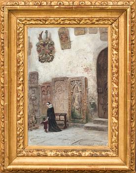 FRANS WILHELM ODELMARK, oil on panel, signed.