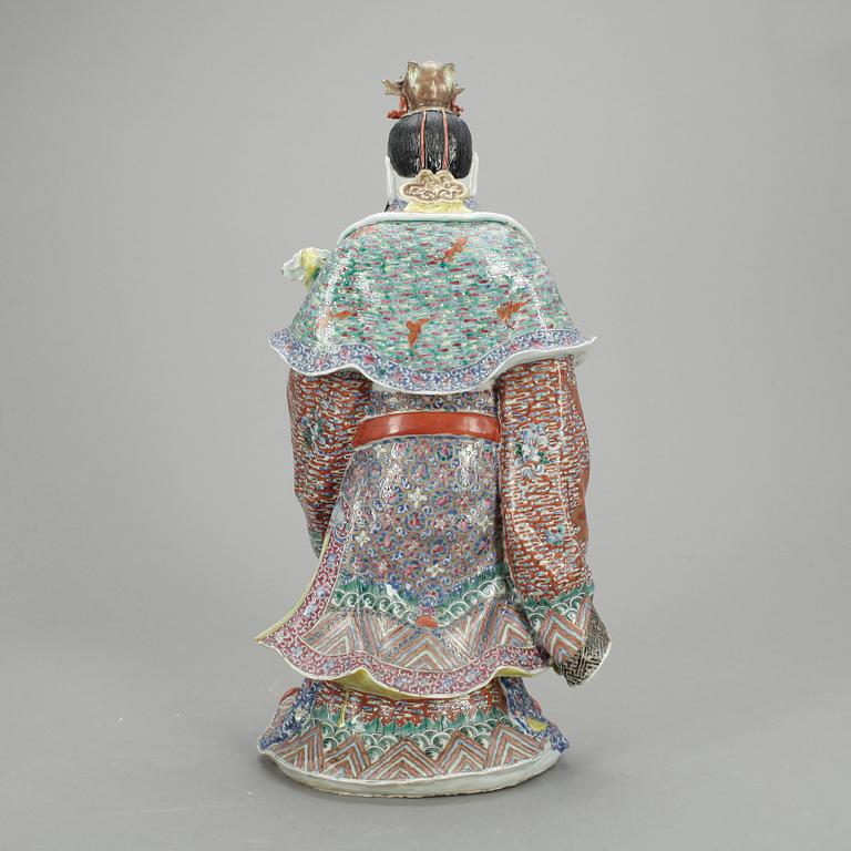 FIGURIN, porslin, Kina 1800/1900-tal.