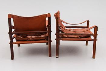 KARMSTOLAR, 1 par, "Sirocco", Arne Norell, 1900-talets andra hälft.