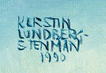 Kerstin Lundberg-Stenman, Kvinna med påfågel.