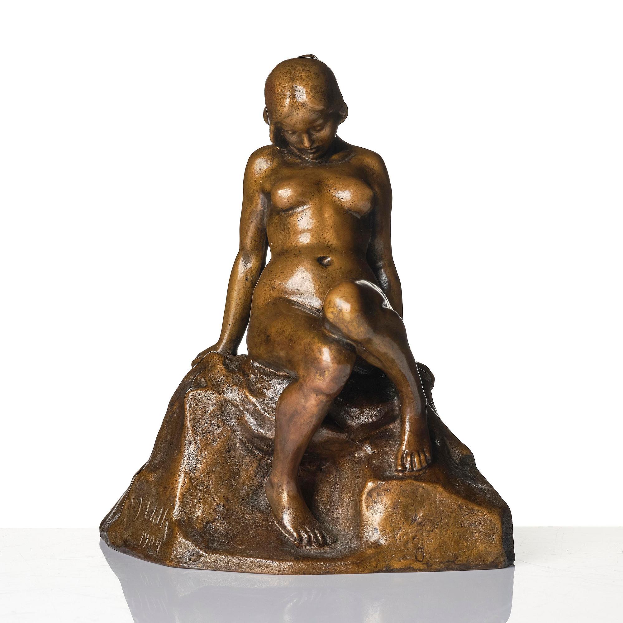 Carl Eldh, "Seated Girl".