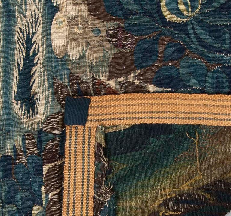 TAPET, Flandern, 1700-tal. Ca 187 x 76.