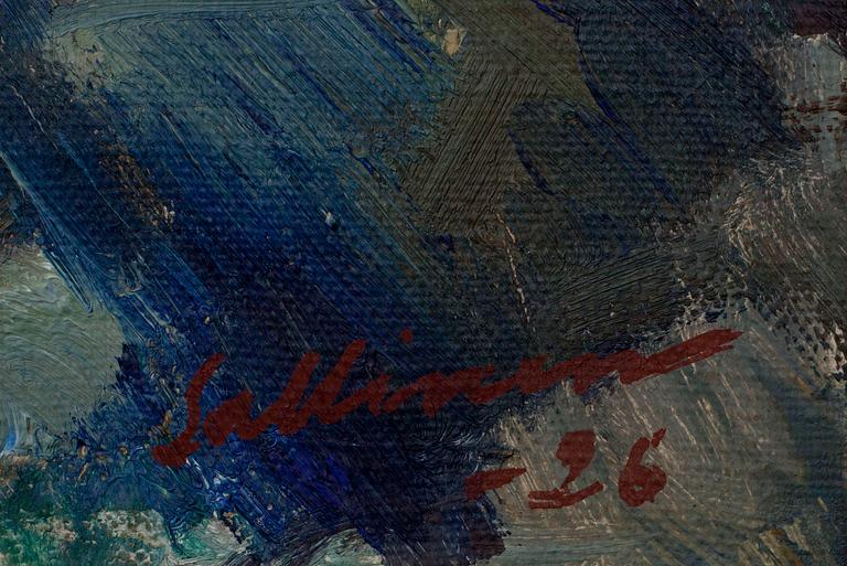 TYKO SALLINEN, olja på duk, signerad och daterad 1926.