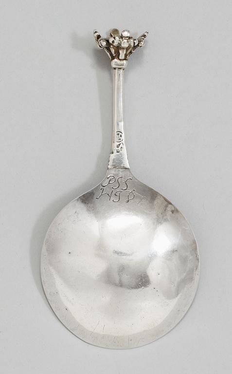 SKED med kronknopp, Skandinavien 1500-talets slut/1600-talets början.