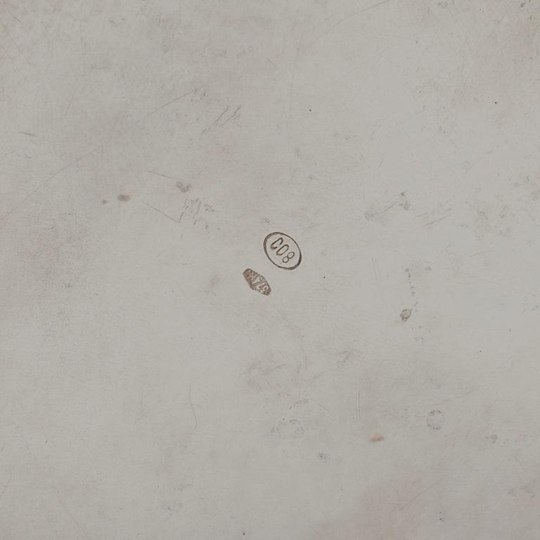 ISHINK, silver, oidentifierad tillverkarstämpel, haltstämpel 800, 1900-tal. Vikt ca 379 gram.