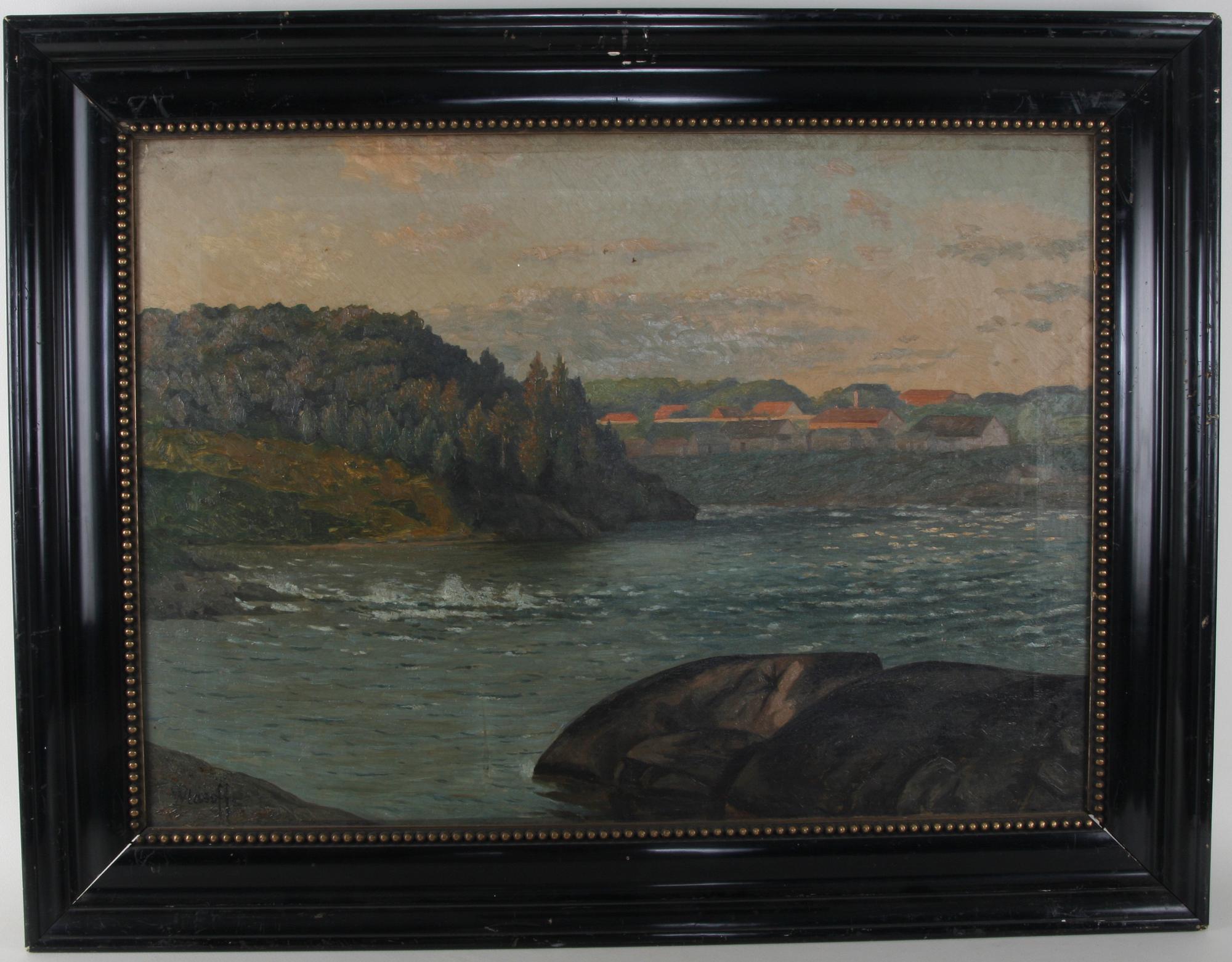SERGEJ WLASOFF, olja på duk, sign.
