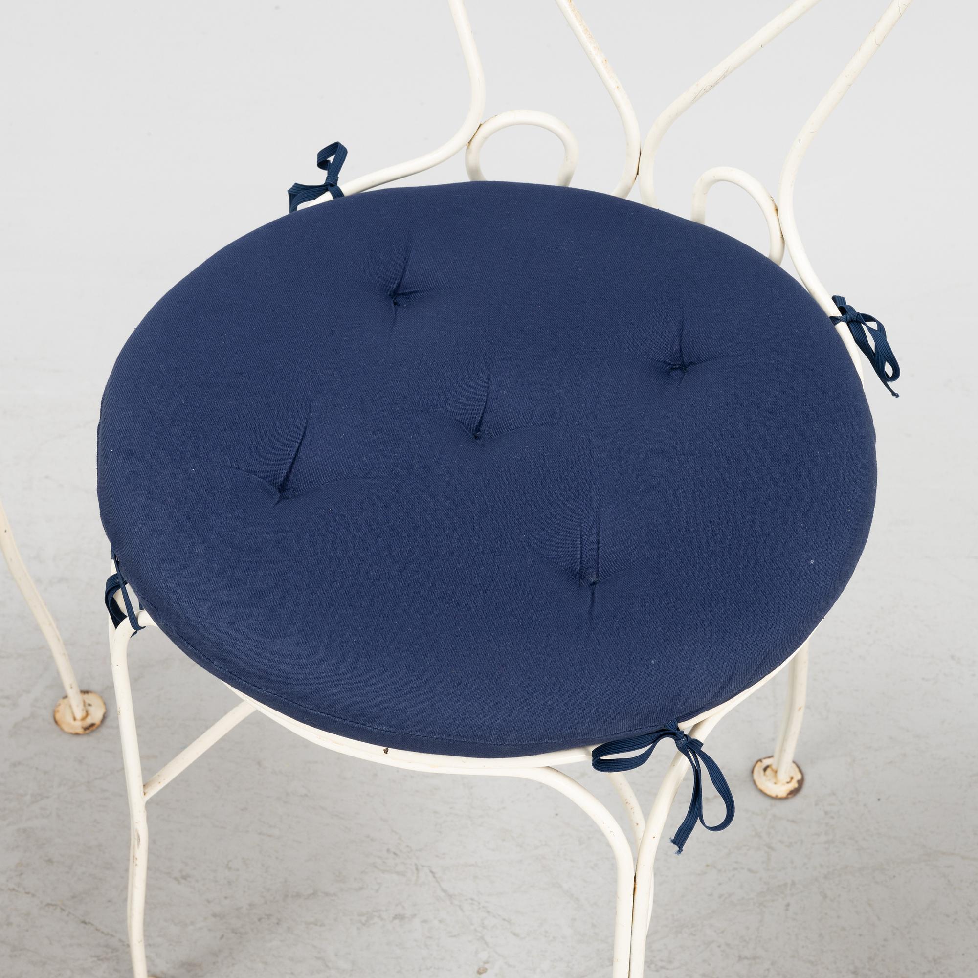 Trädgårdsstolar, 4 st, 1900-talets senare del.