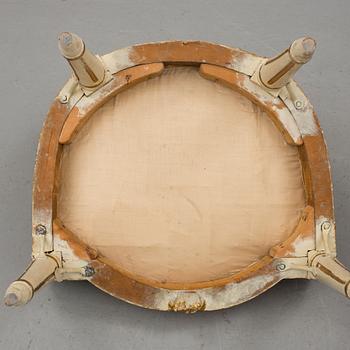 STOLAR, 5 st. Gustavianska. Samtliga med Stockholms stolmakareämbetets sigill, 1700-talets andra hälft.