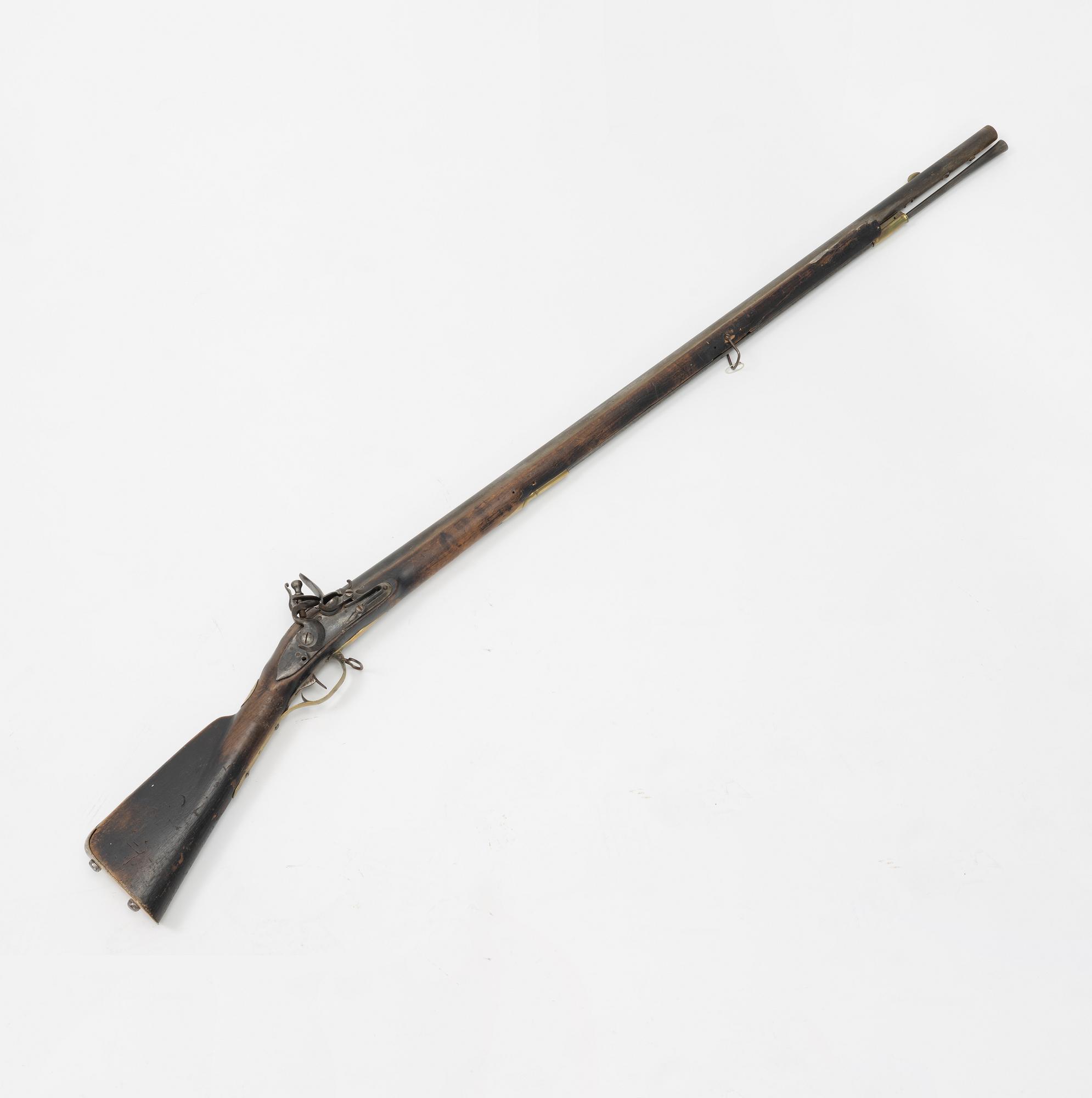 A Swedish flintlock musket 1762 pattern.