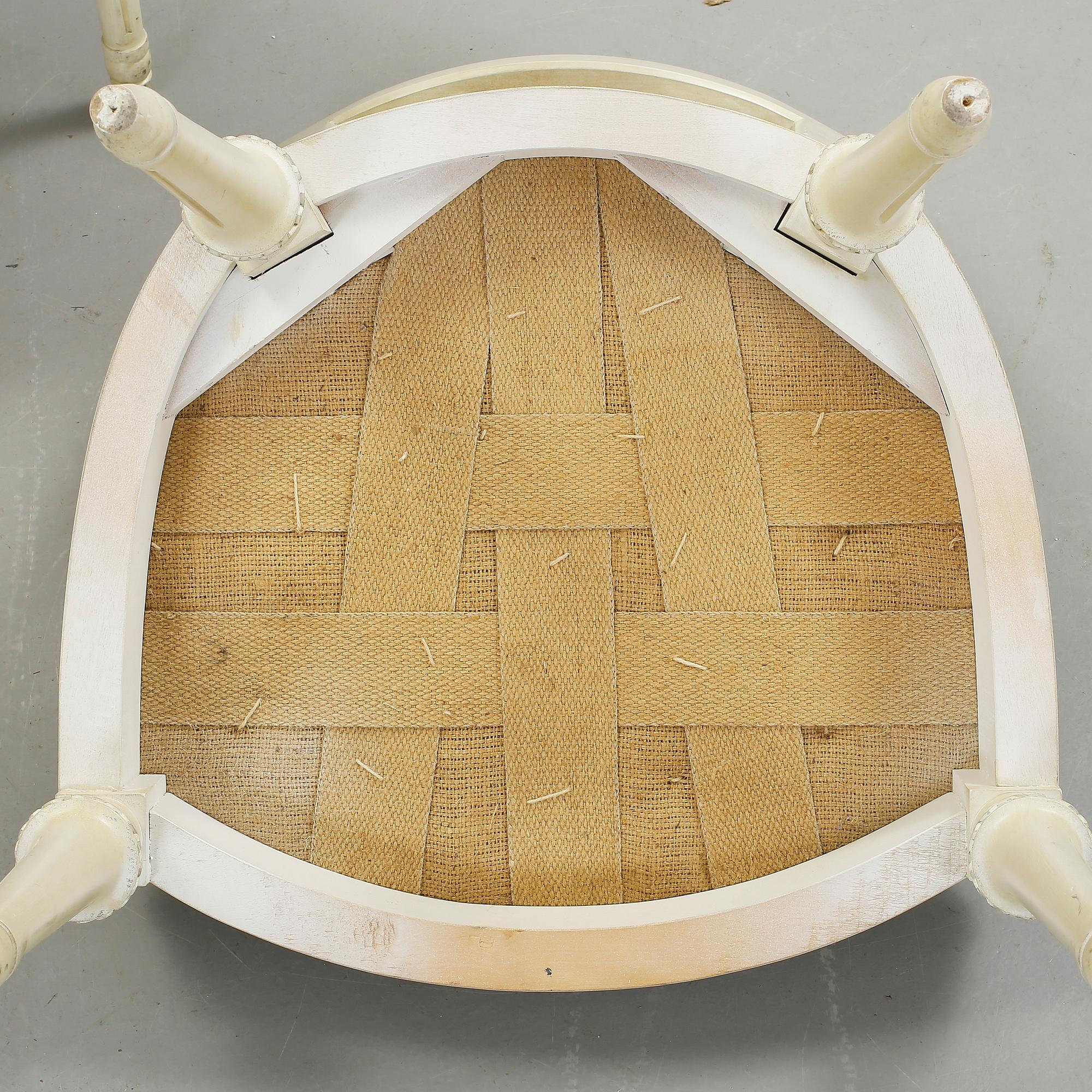 STOLAR, 10 st. Gustaviansk stil, 1900-talets andra hälft.