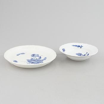 Royal Copenhagen, service parts, 51 pcs, porcelain, "Blue Flower", Denmark.
