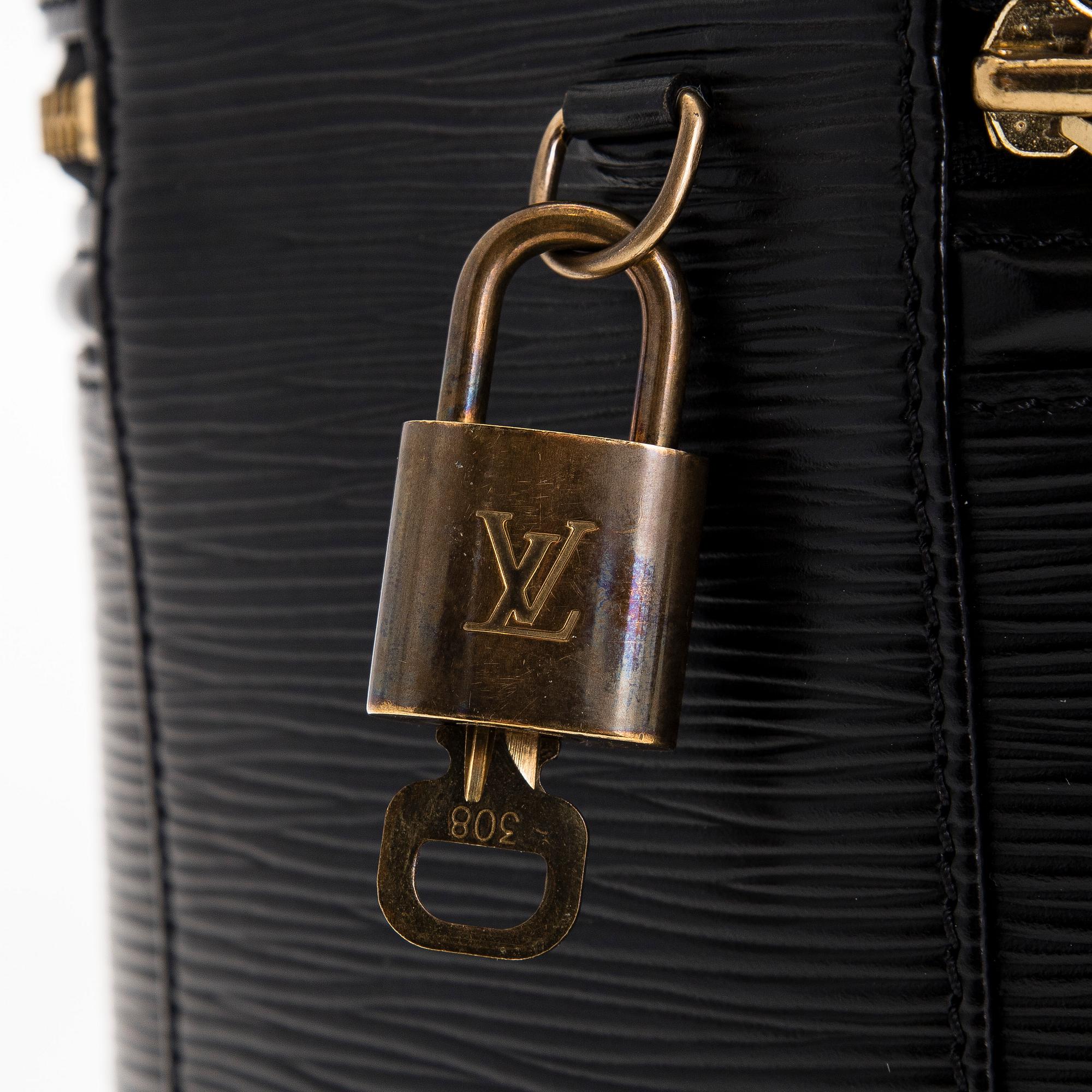 Louis Vuitton, A Black Epi leather 'Cannes' Vanity Bag.