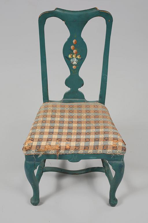 STOLAR, 7 st, senbarockstil, 1800-tal.