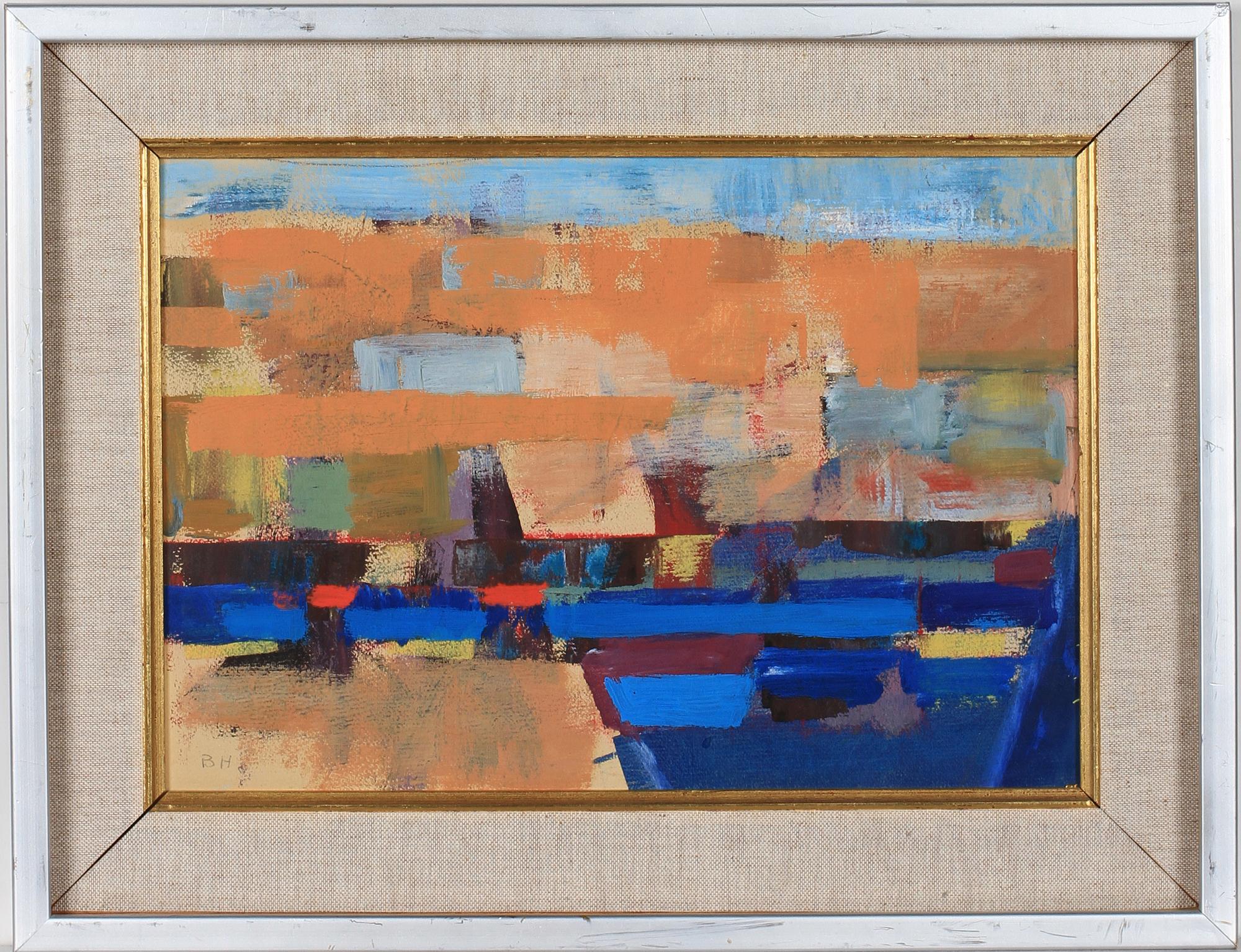 BRITA HANSSON, olja på pannå. Monogramsign.