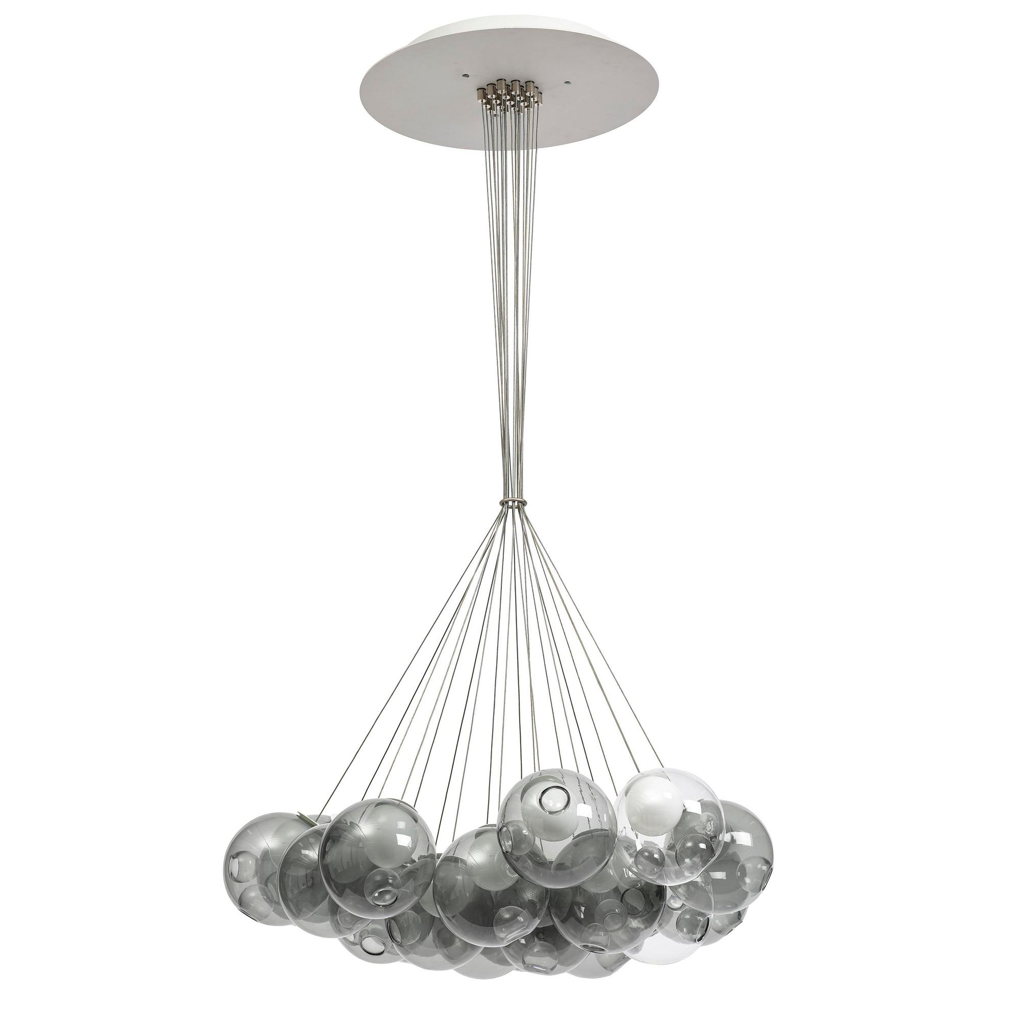 Omer Arbel, taklampa, "Cluster 28.19", Bocci, Italien, 2014.