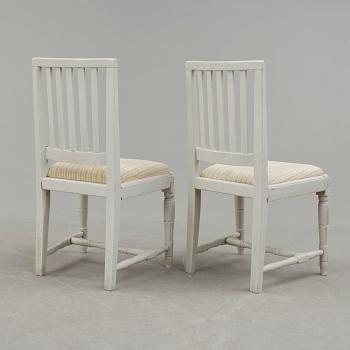 STOLAR, ett par, gustavianska, 17/1800-tal.