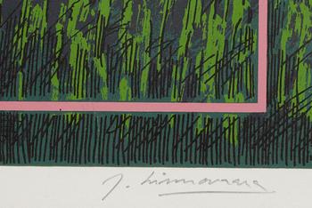 JUHANI LINNOVAARA, serigrafi, 29/90, sign.