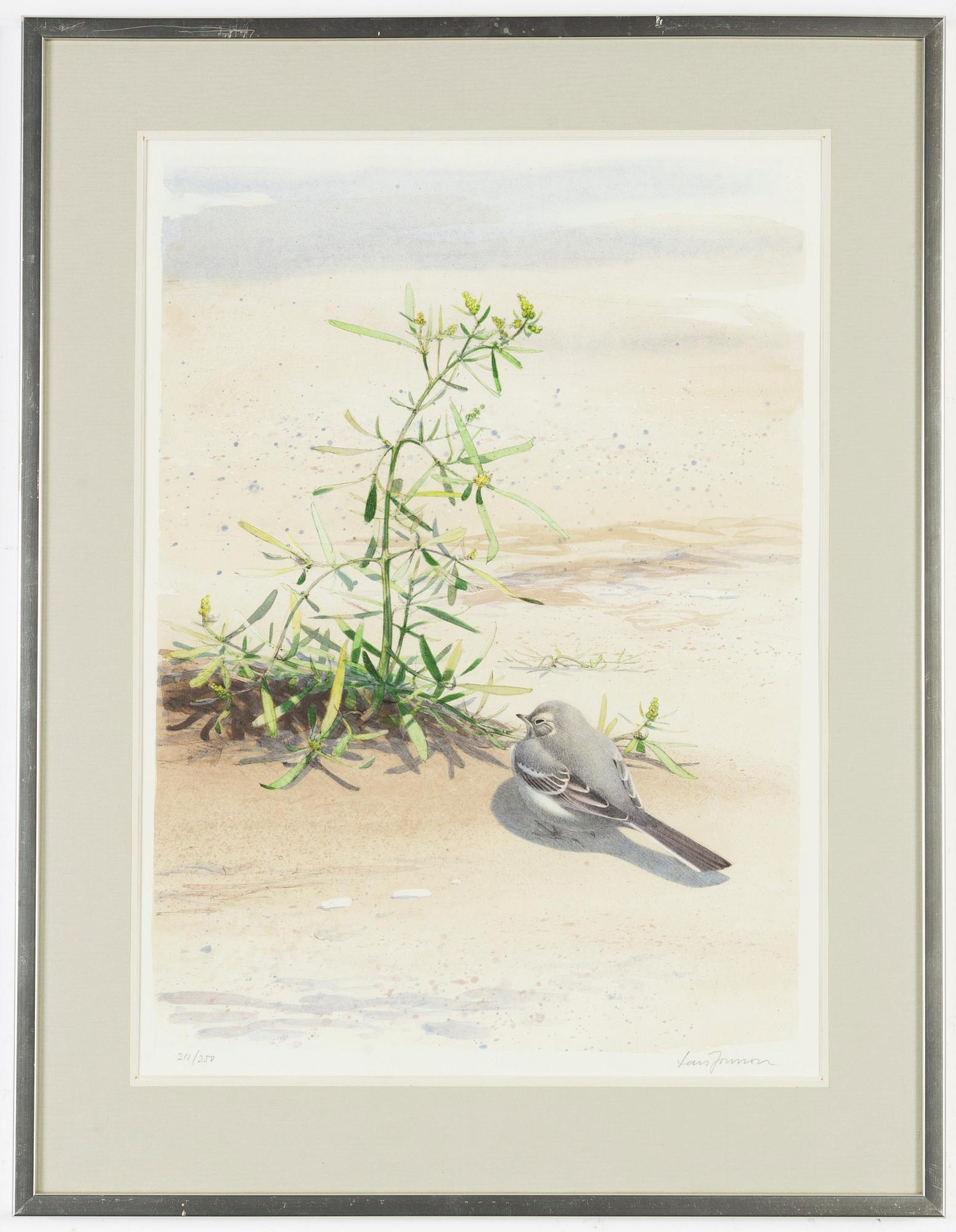 Lars Jonsson, lithograph in colours, signed 211/250.