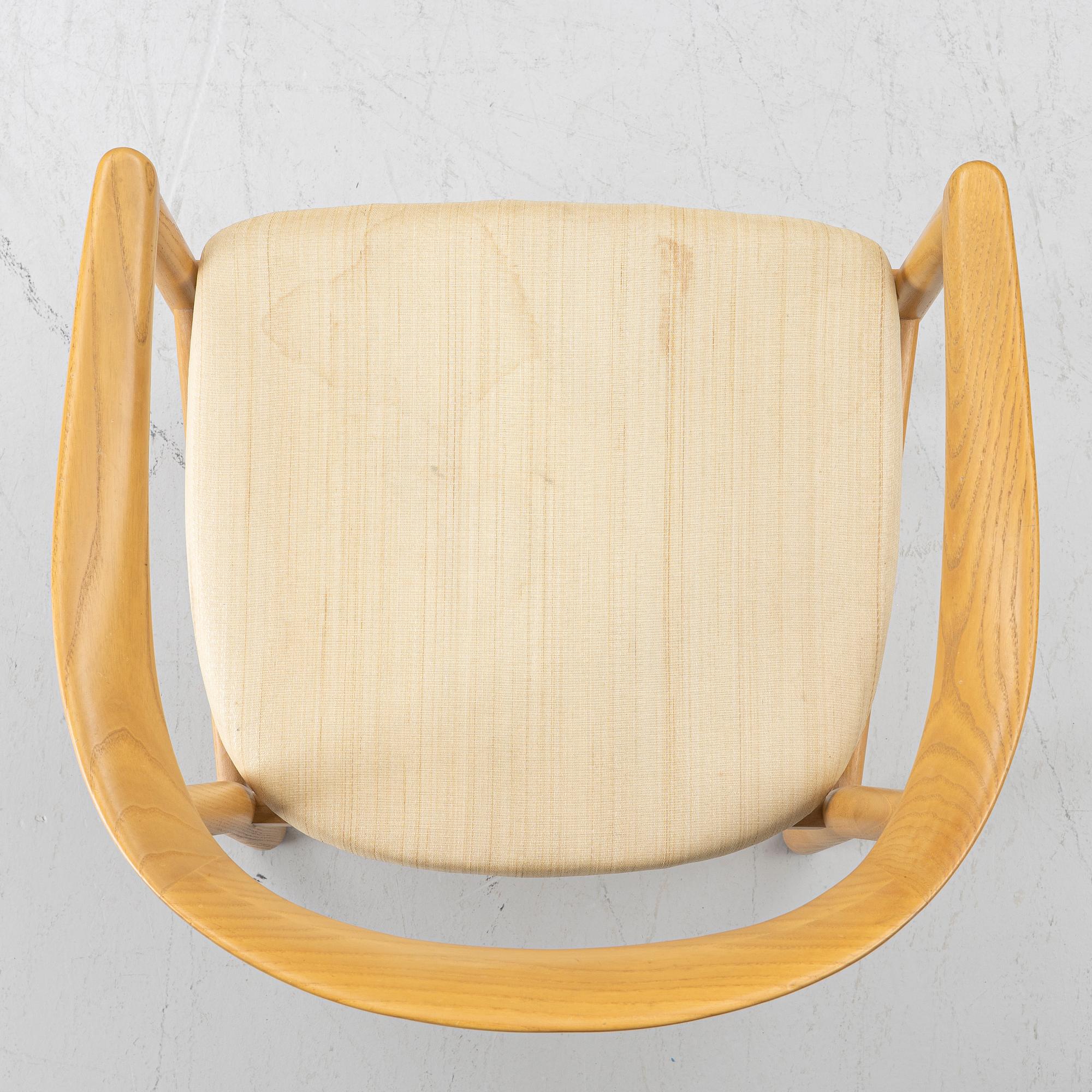 Carl-Axel Acking, Six "Tokyo" chairs, 'Triva series', Nordiska Kompaniet, 1960's.