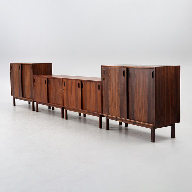 Four cabinets, Scandinavia, 1970s.