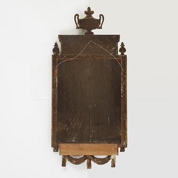 A Gustavian mirror, 1780s.