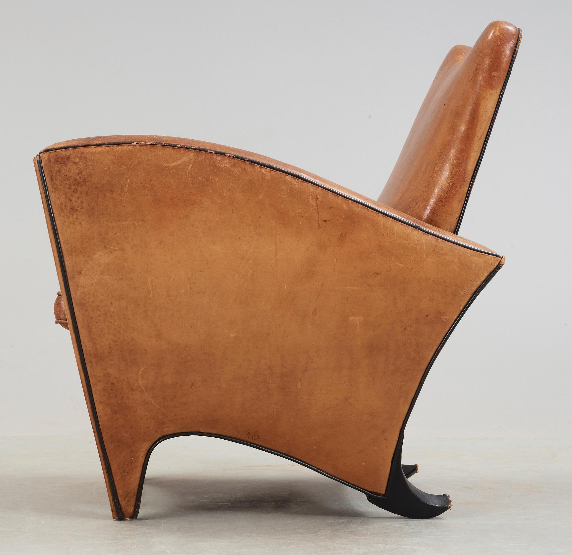 FÅTÖLJ, Bart van Bekhoven, Holland, 1970/80-tal.