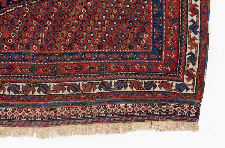 An Antique Afshar carpet, South Persia (Iran), c. 364 x 230 cm.