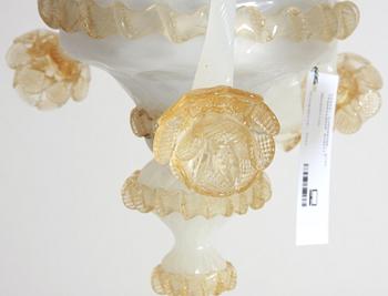 LJUSKRONA, glas, "Venetiansk modell".