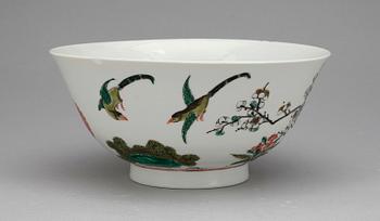 SKÅL, porslin, Kangxi, Kina 1700-tal.
