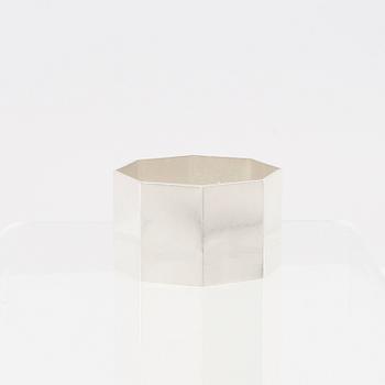 Wiwen Nilsson, napkin ring in sterling silver, Lund 1958.