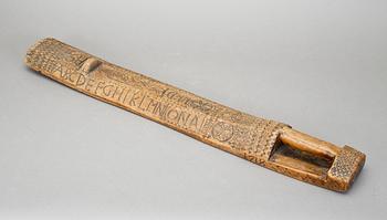 MANGELBRÄDE, allmoge, daterad 22 dec 1718.