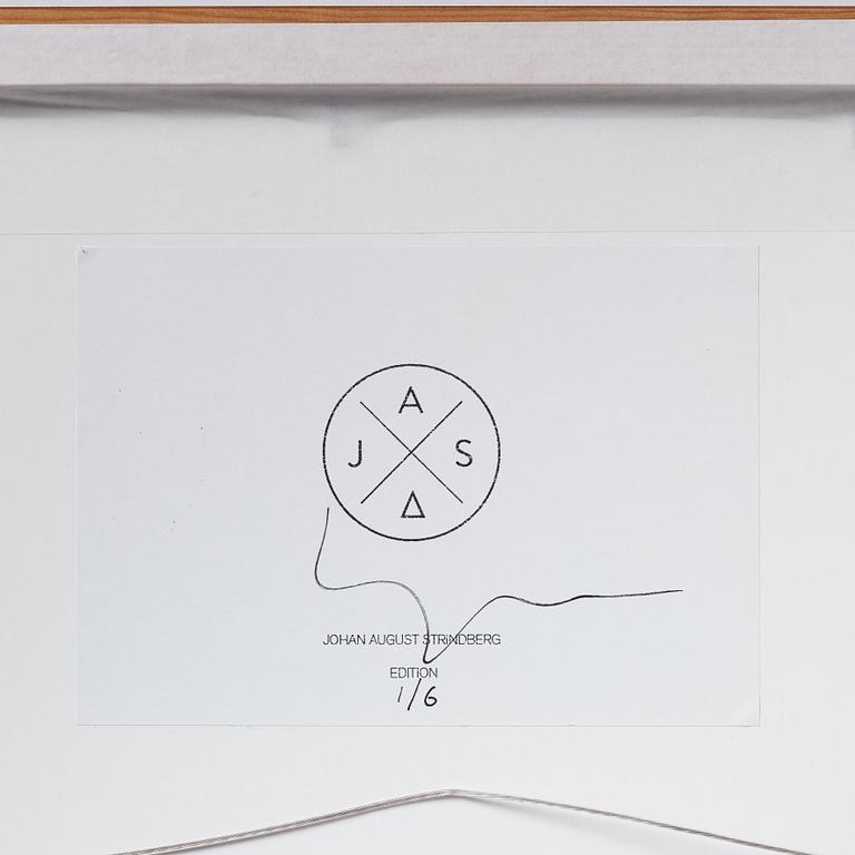 Johan Strindberg, "Girl with flying hair, part II, 2014".