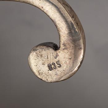 A parcel-gilt silver sculpture / bowl, Swedish import mark.