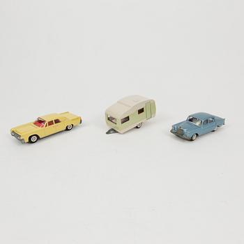 Seven Tekno vehicles from the 1960s.