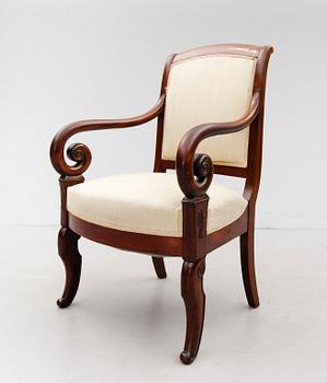 KARMSTOL, senempire, 1800-talets mitt.