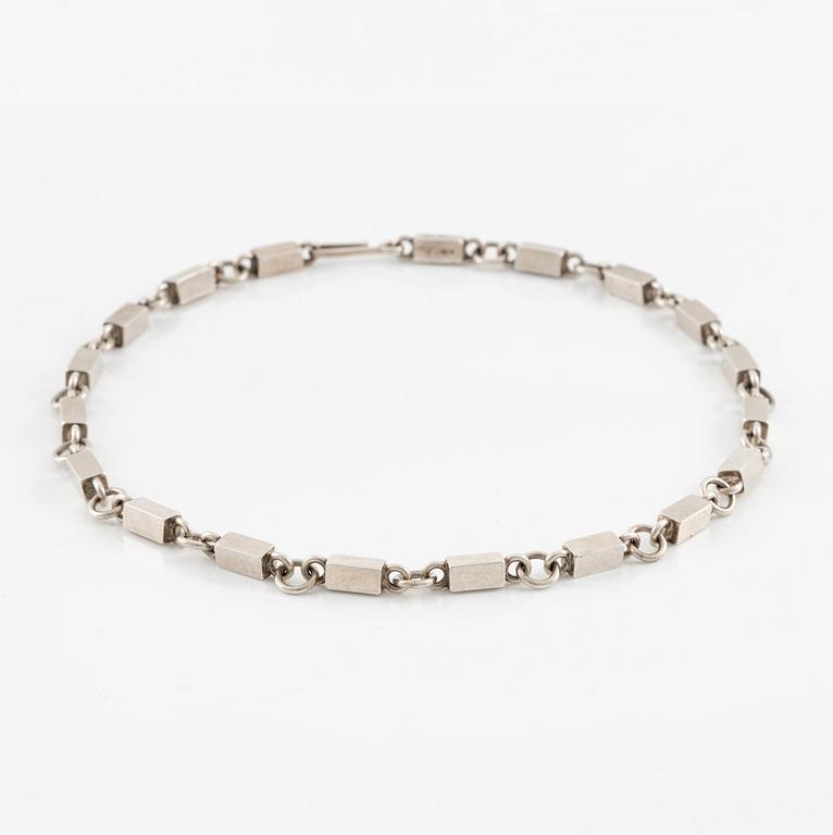 Wiwen Nilsson, necklace, sterling silver, Lund 1959.