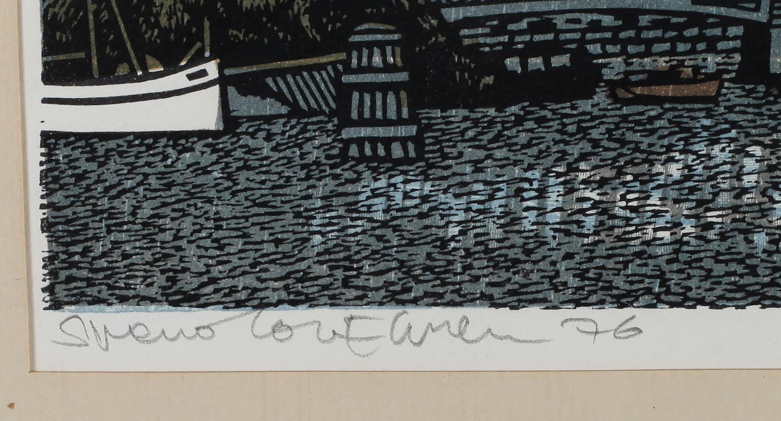 SVENOLOV EHRÉN, 2 st, färglitografier, signerade, daterade -76 och -96 samt numrerad 341/360 och 49/250.