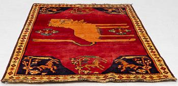 Carpet, Shiraz, approx. 203 x 130 cm.