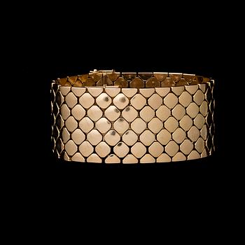 A BRACELET, 18K gold. Milan, Italy.