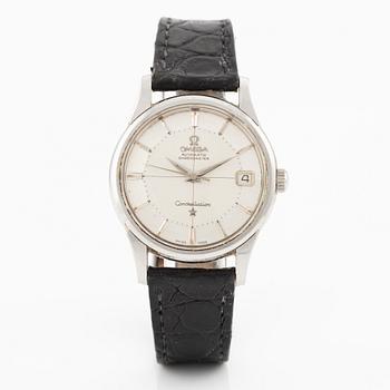 Omega, Constellation, Chronometer, "Pie-Pan", armbandsur, 34 mm.