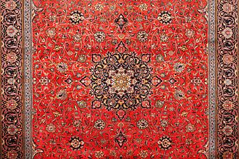 A carpet, Sarouk, ca 385 x 285 cm.