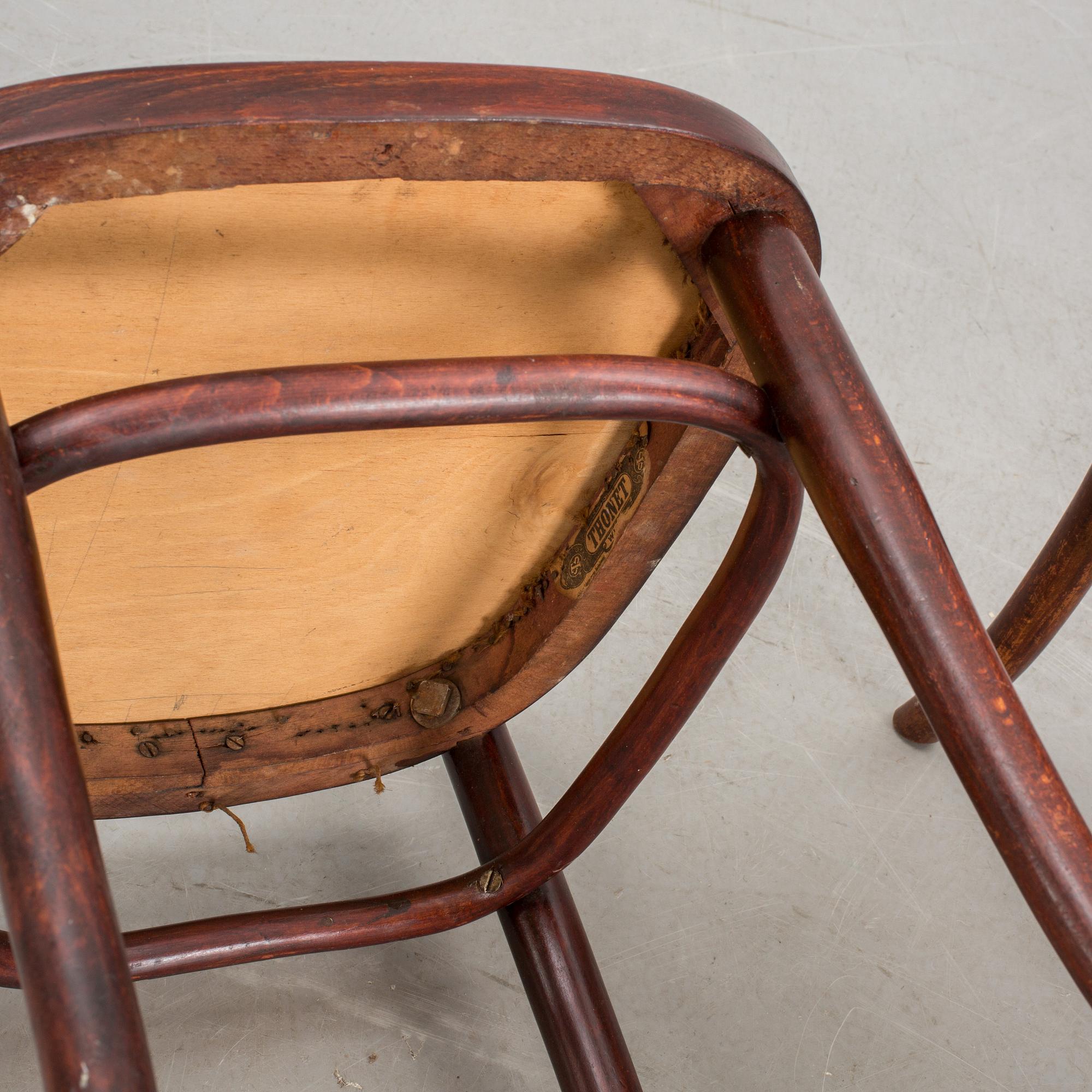 STOLAR, ett par, märkt; Thonet.