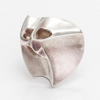 Björn Weckström, Brosch "Labyrinth", sterlingsilver. Lapponia 1979.