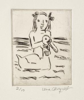 Lena Cronqvist, “Flicka och svan IIl (2016)".