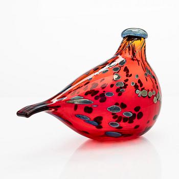 Oiva Toikka, A glass bird, signed O. Toikka Nuutajärvi.