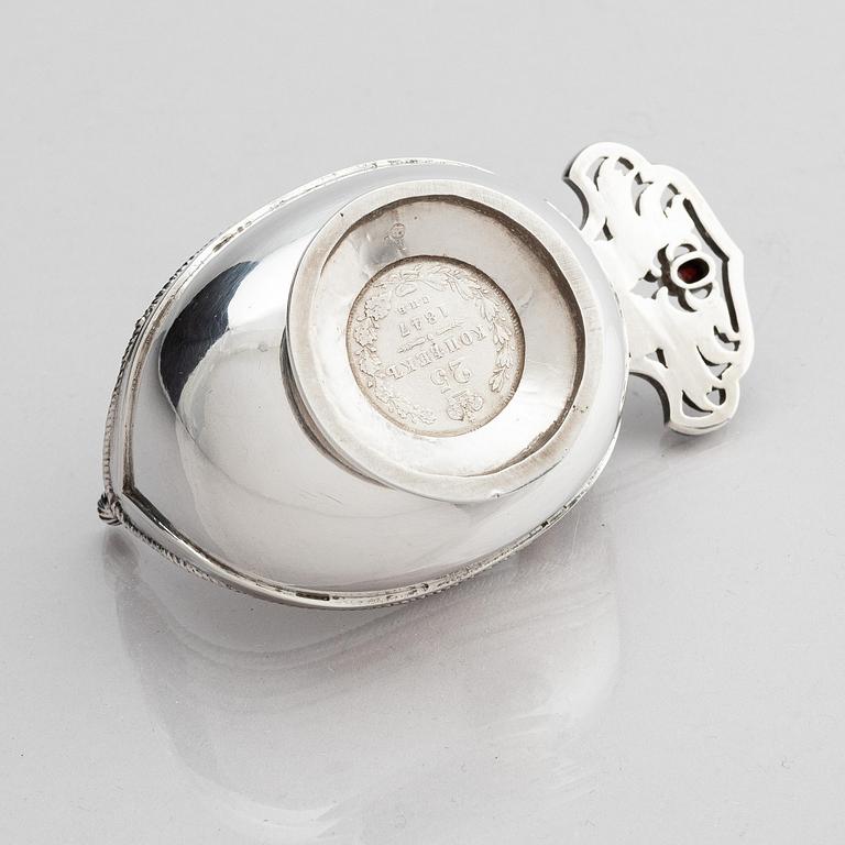 Kåsa, silver, oidentifierad mästare, Lettland ca 1920-1939.