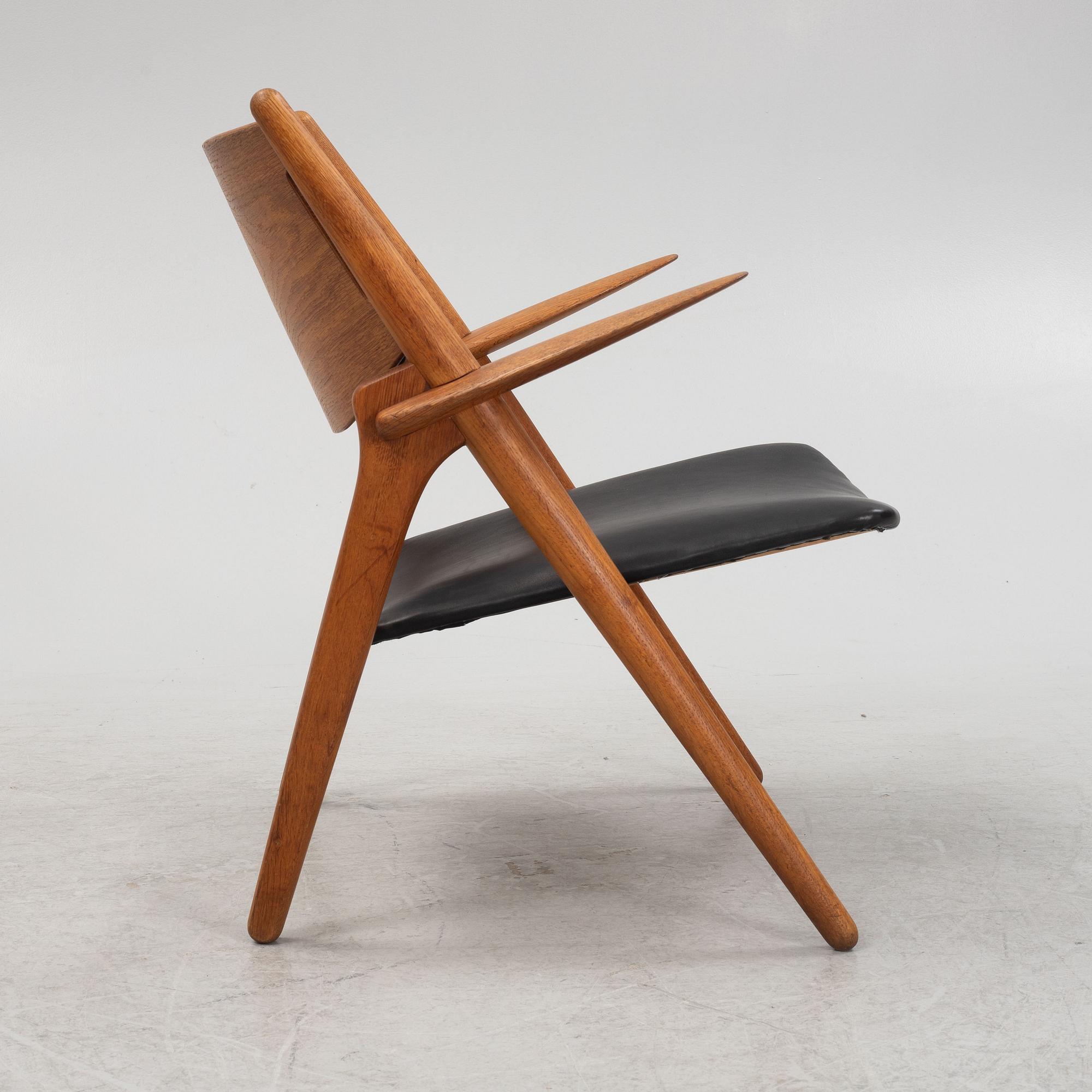 A Hans J. Wegner "CH28" armchair, Carl Hansen, Denmark, second half of the 20th century.